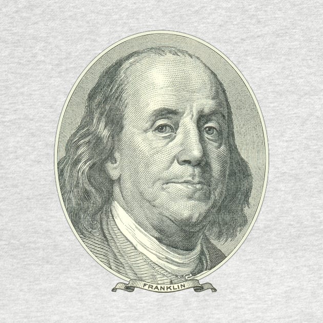 Benjamin Franklin Portrait Fanart by NeilGlover